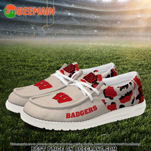 Tubopro Wisconsin Badgers Hey Dude Shoes For Men And Women - Image 2