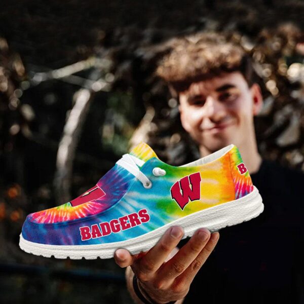 Tubopro Wisconsin Badgers Hey Dude Shoes For Men And Women - Image 6