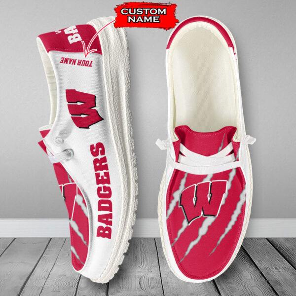 Tubopro Wisconsin Badgers Hey Dude Shoes For Men And Women - Image 6