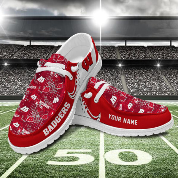 Tubopro Wisconsin Badgers Hey Dude Shoes For Men And Women