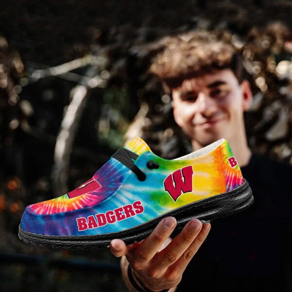 Tubopro Wisconsin Badgers Hey Dude Shoes For Men And Women - Image 7