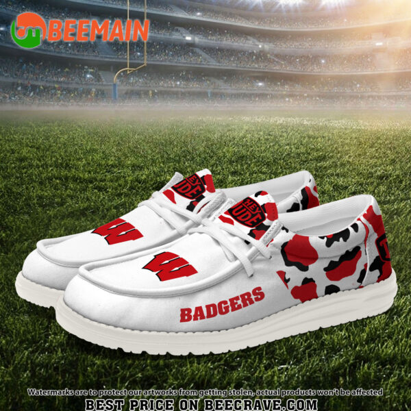 Tubopro Wisconsin Badgers Hey Dude Shoes For Men And Women - Image 2