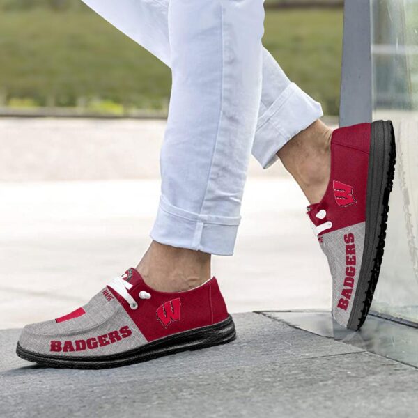 Tubopro Wisconsin Badgers Hey Dude Shoes For Men And Women - Image 8