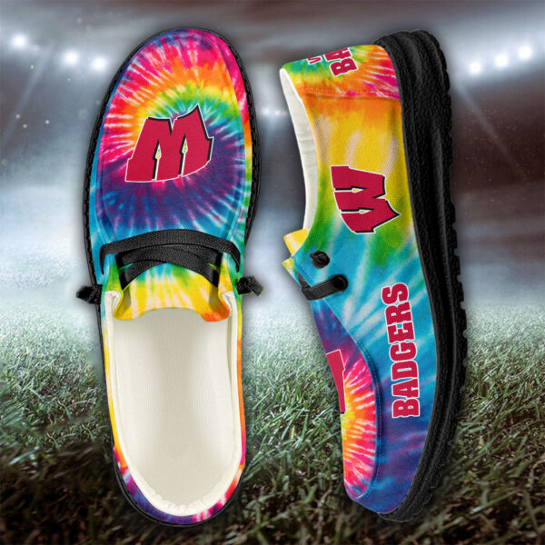 Tubopro Wisconsin Badgers Hey Dude Shoes For Men And Women - Image 5