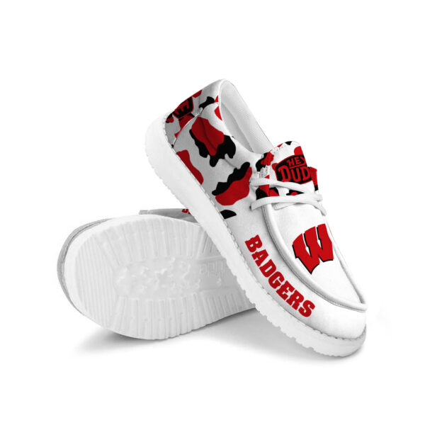 Tubopro Wisconsin Badgers Hey Dude Shoes For Men And Women - Image 4