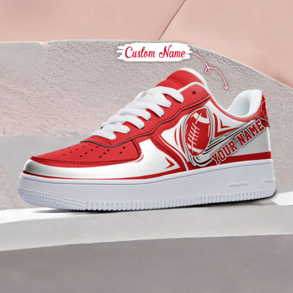 Tubopro Wisconsin Badgers NCAA Air Low-Top Sneakers Shoes For Men And Women - Image 3