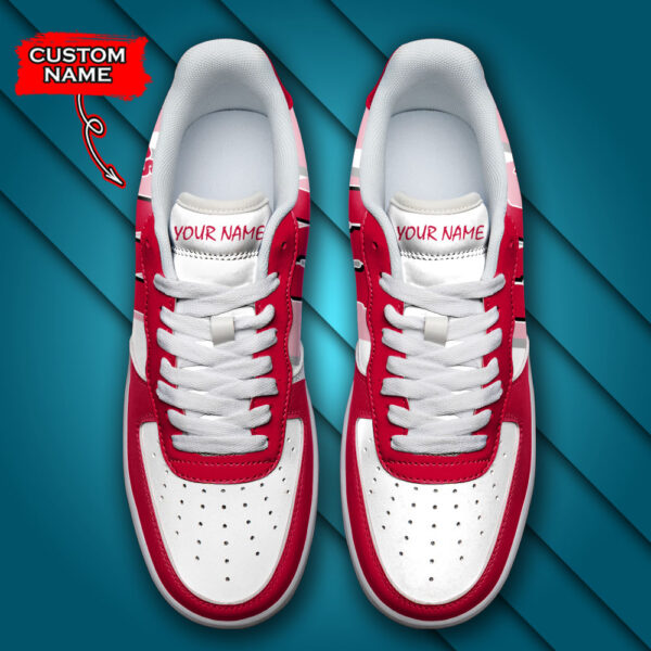 Tubopro Wisconsin Badgers NCAA Air Low-Top Sneakers Shoes For Men And Women - Image 4