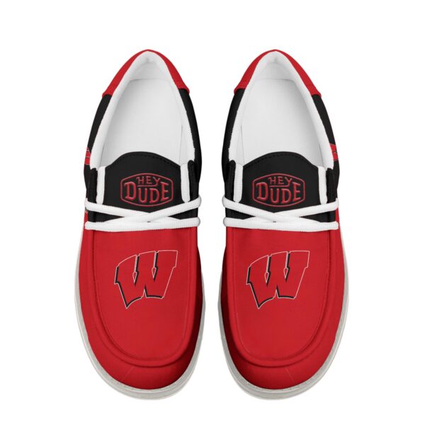 Tubopro Wisconsin Badgers Personalized Hey Dude Shoes For Men And Women - Image 5