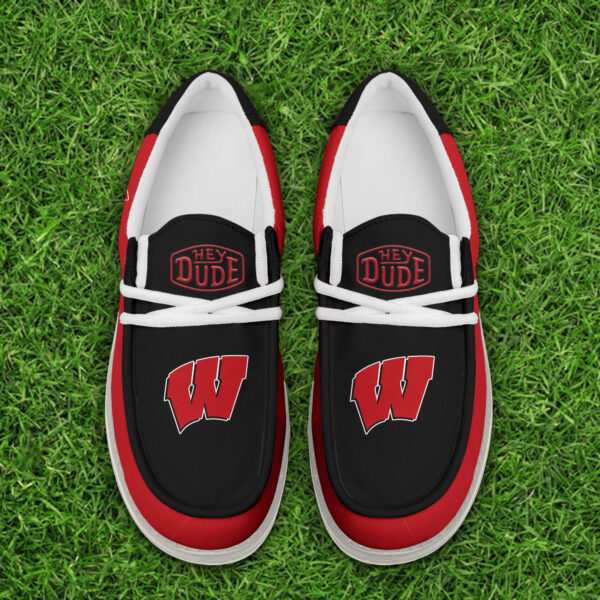 Tubopro Wisconsin Badgers Personalized Hey Dude Shoes For Men And Women - Image 4