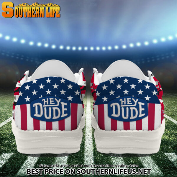 Tubopro Wisconsin Badgers Personalized Hey Dude Shoes For Men And Women - Image 3