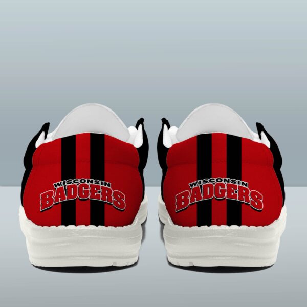 Tubopro Wisconsin Badgers Personalized Hey Dude Shoes For Men And Women - Image 4