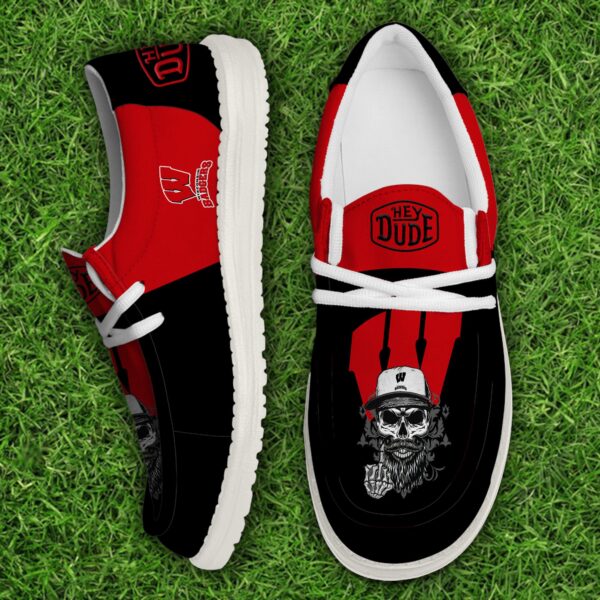 Tubopro Wisconsin Badgers Personalized Hey Dude Shoes For Men And Women