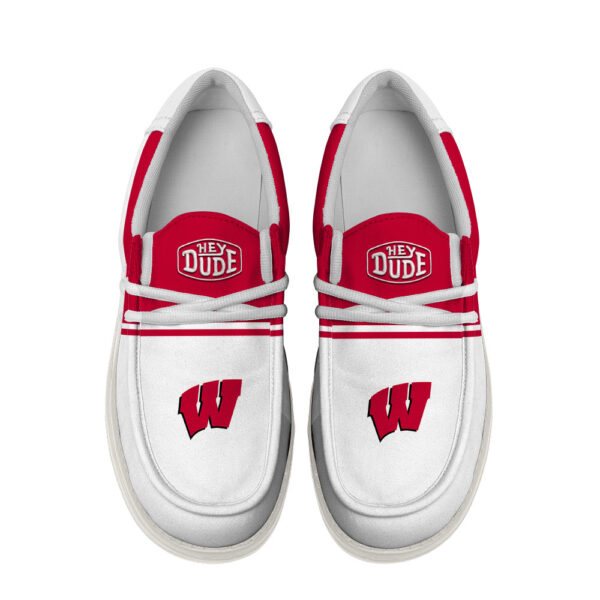 Tubopro Wisconsin Badgers Personalized Hey Dude Shoes For Men And Women - Image 4