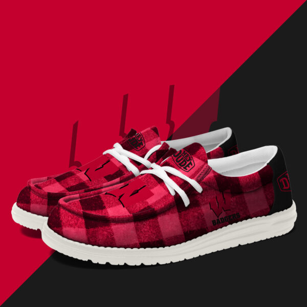 Tubopro Wisconsin Badgers Personalized Hey Dude Shoes For Men And Women - Image 2