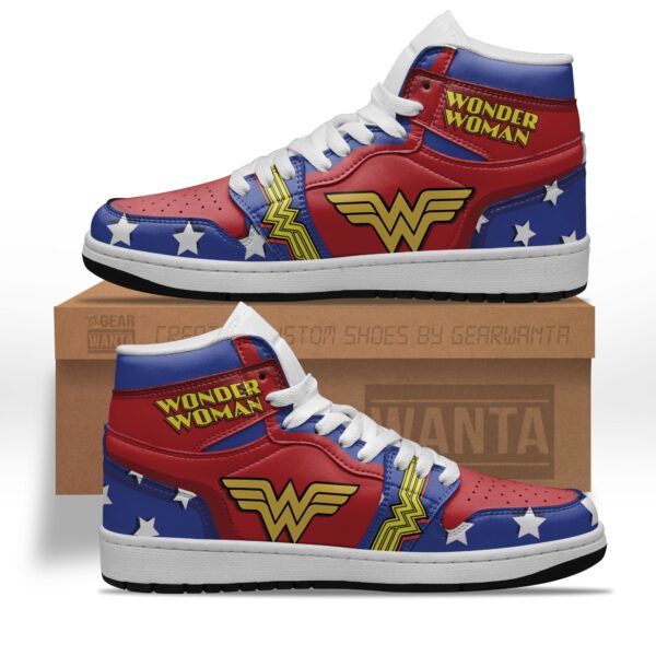Tubopro Wonder Woman AJ1 High Sneakers Shoes For Men And Women