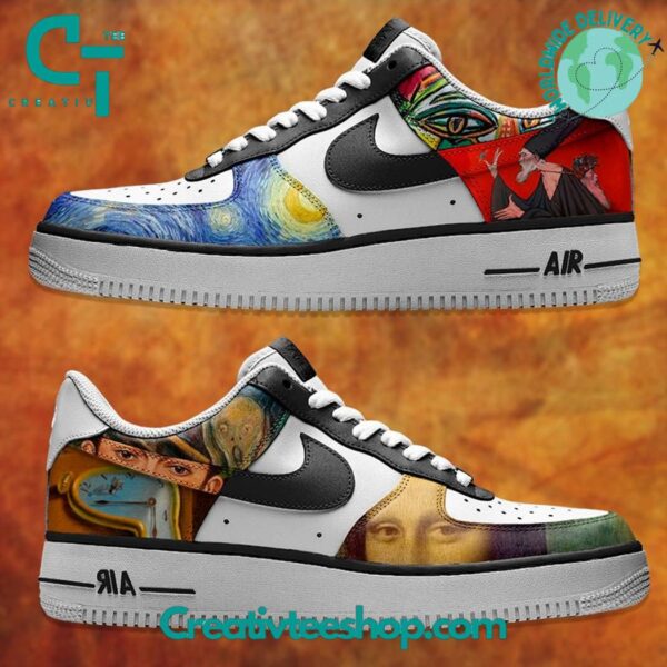 Tubopro Works of Art Air Low-Top Sneakers Shoes For Men And Women