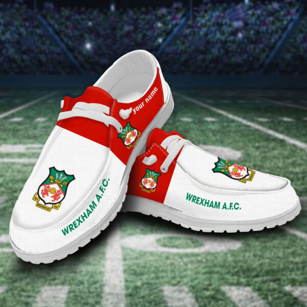Tubopro Wrexham AFC Personalized Hey Dude Shoes For Men And Women
