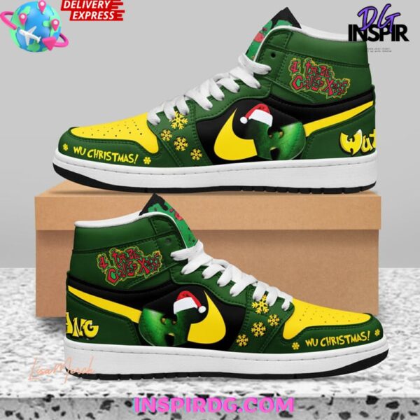 Tubopro Wu-Tang AJ1 High Sneakers Shoes For Men And Women - Image 2
