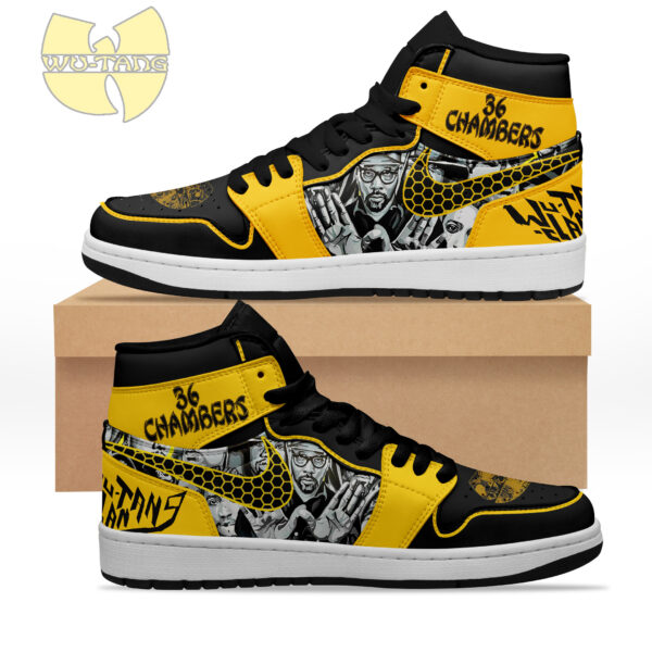 Tubopro Wu Tang Clan AJ1 High Sneakers Shoes For Men And Women