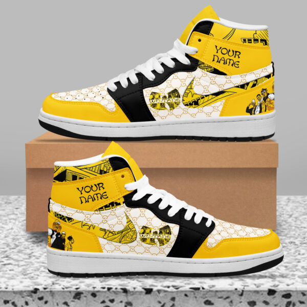 Tubopro Wu Tang Clan AJ1 High Sneakers Shoes For Men And Women - Image 2
