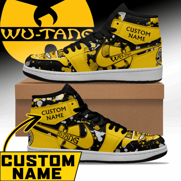 Tubopro Wu Tang Clan AJ1 High Sneakers Shoes For Men And Women