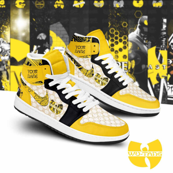 Tubopro Wu Tang Clan AJ1 High Sneakers Shoes For Men And Women