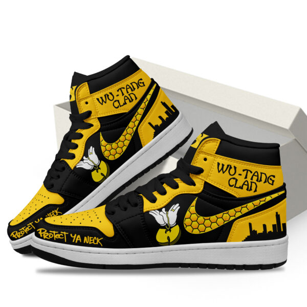 Tubopro Wu Tang Clan AJ1 High Sneakers Shoes For Men And Women - Image 3