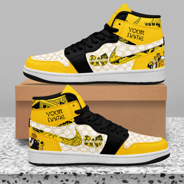 Tubopro Wu Tang Clan AJ1 High Sneakers Shoes For Men And Women - Image 2