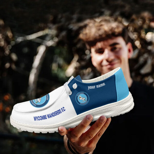 Tubopro Wycombe Wanderers F.C Personalized Hey Dude Shoes For Men And Women - Image 2