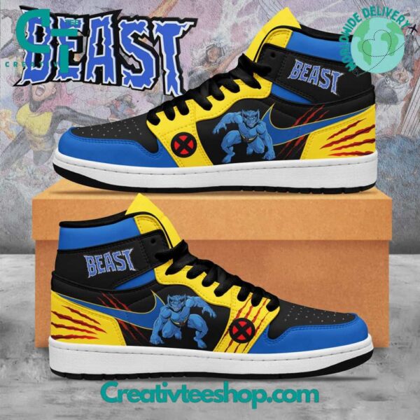 Tubopro X-Men Beast AJ1 High Sneakers Shoes For Men And Women - Image 4