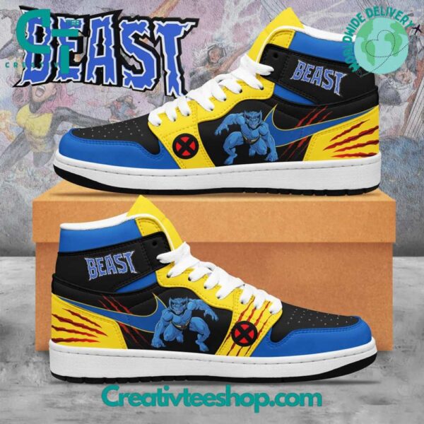 Tubopro X-Men Beast AJ1 High Sneakers Shoes For Men And Women - Image 2