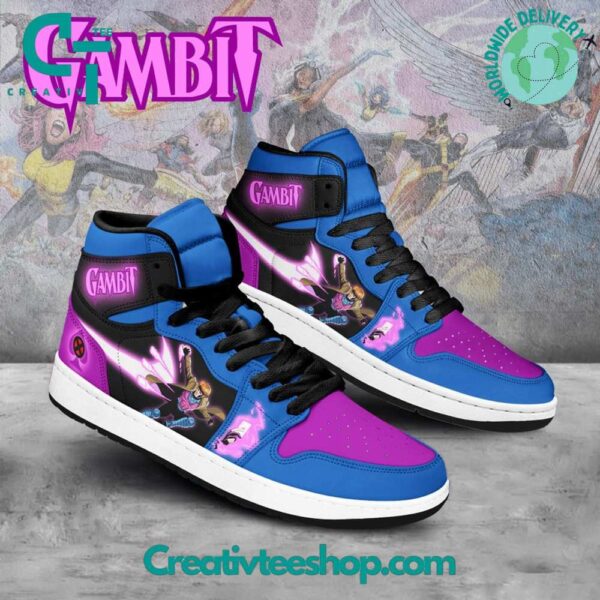 Tubopro X-Men Gambit AJ1 High Sneakers Shoes For Men And Women