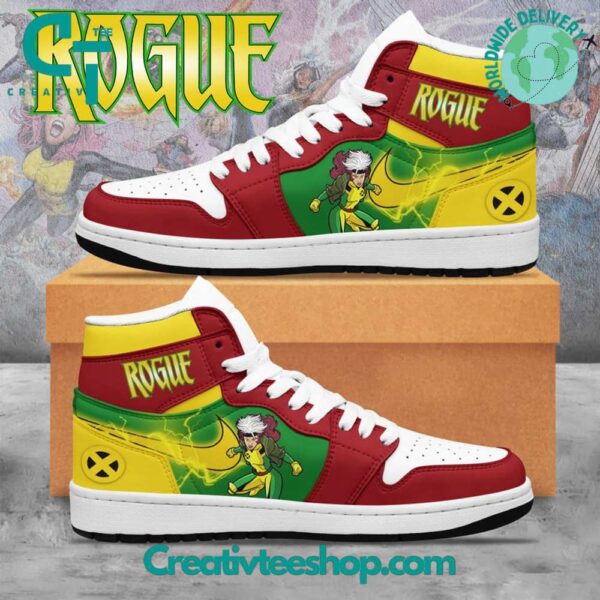 Tubopro X-Men Rogue AJ1 High Sneakers Shoes For Men And Women - Image 2
