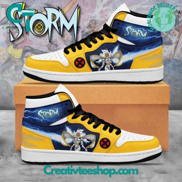 Tubopro X-Men Storm AJ1 High Sneakers Shoes For Men And Women - Image 4