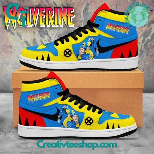 Tubopro X-Men Wolverines AJ1 High Sneakers Shoes For Men And Women