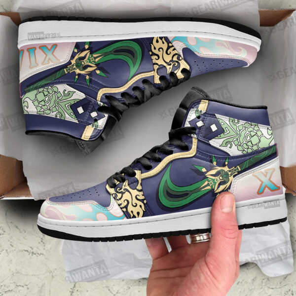 Tubopro Xiao Sw Genshin Impact AJ1 High Sneakers Shoes For Men And Women - Image 2