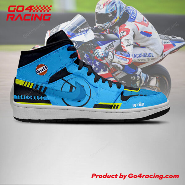 Tubopro Yamaha Factory Racing AJ1 High Sneakers Shoes For Men And Women - Image 3