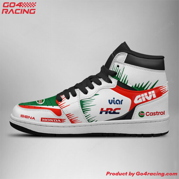 Tubopro Yamaha Factory Racing AJ1 High Sneakers Shoes For Men And Women - Image 2