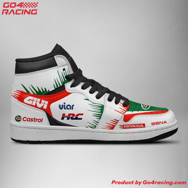 Tubopro Yamaha Factory Racing AJ1 High Sneakers Shoes For Men And Women - Image 3