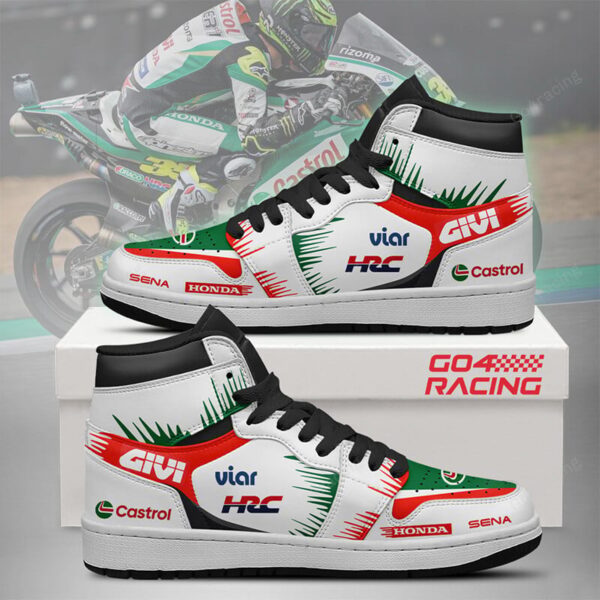 Tubopro Yamaha Factory Racing AJ1 High Sneakers Shoes For Men And Women