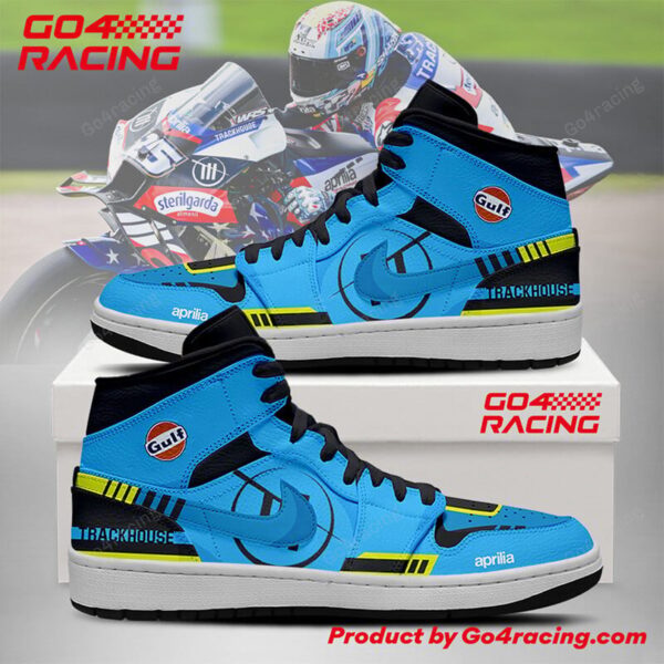 Tubopro Yamaha Factory Racing AJ1 High Sneakers Shoes For Men And Women