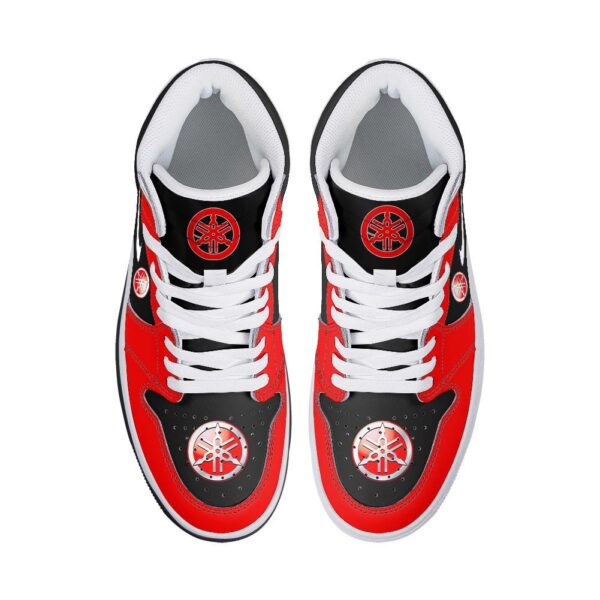 Tubopro Yamaha Motors AJ1 High Sneakers Shoes For Men And Women - Image 3
