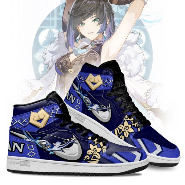 Tubopro Yelan Sw Genshin Impact AJ1 High Sneakers Shoes For Men And Women - Image 3