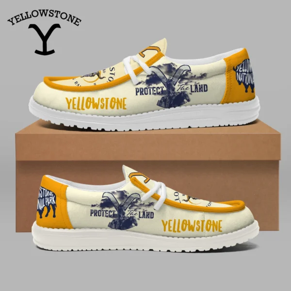 Tubopro Yellow Stone Hey Dude Shoes For Men And Women - Image 3