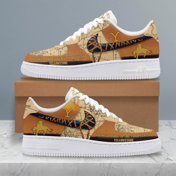 Tubopro Yellowstone Air Low-Top Sneakers Shoes For Men And Women - Image 3