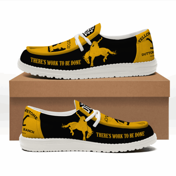 Tubopro Yellowstone Personalized Hey Dude Shoes For Men And Women - Image 2