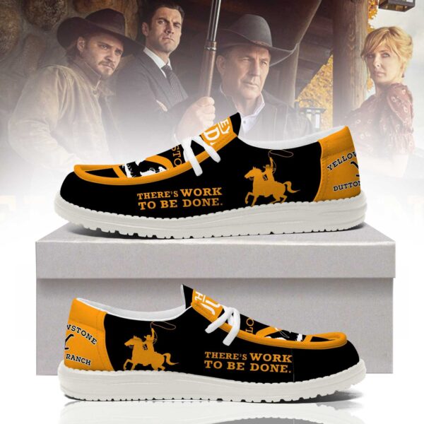 Tubopro Yellowstone Personalized Hey Dude Shoes For Men And Women