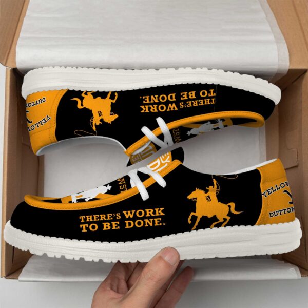 Tubopro Yellowstone Personalized Hey Dude Shoes For Men And Women - Image 4
