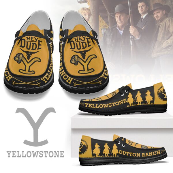 Tubopro Yellowstone Personalized Hey Dude Shoes For Men And Women