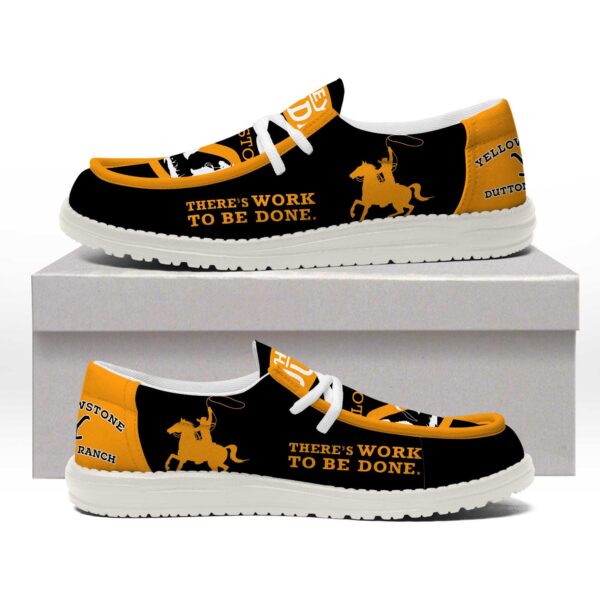 Tubopro Yellowstone Personalized Hey Dude Shoes For Men And Women - Image 2
